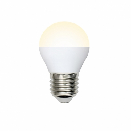 Лампа светодиодная (UL-00001780) E27 8W 3000K шар матовый LED-G45-8W/WW/E27/FR/O
