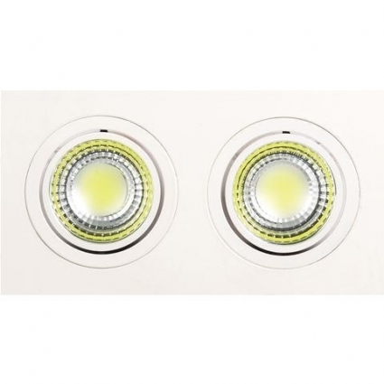 Встраиваемый светодиодный светильник Horoz 2X5W 6400К белый 016-021-0010 (HL6702L)