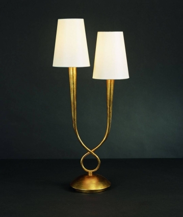 Настольная лампа Mantra Paola Painted Gold 3546