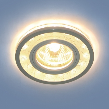 Встраиваемый светильник Elektrostandard 7020 MR16 WH/SL белый/серебро 4690389099335