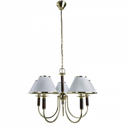 Подвесная люстра Arte Lamp Catrin A3545LM-5GO