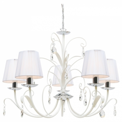 Подвесная люстра Arte Lamp Romana Snow A1743LM-5WH