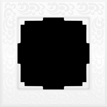 Рамка Flock на 1 пост белая WL05-Frame-01-white 4690389046704