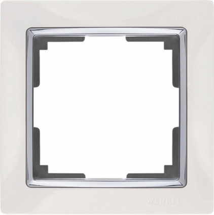 Рамка Snabb на 1 пост белая WL03-Frame-01-white 4690389046100