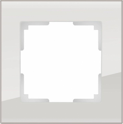 Рамка Favorit на 1 пост дымчатый WL01-Frame-01 4690389061301
