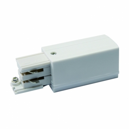 Ввод питания для шинопровода левый (09740) Uniel UBX-A02 Silver