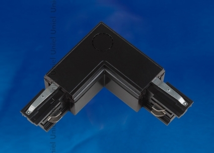 Соединитель для шинопроводов L-образный внешний (09763) Uniel UBX-A21 Black