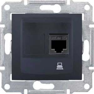 Розетка компьютерная RJ45 Schneider Electric Sedna UTP SDN4300170