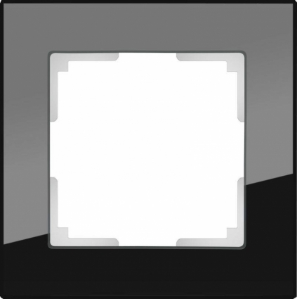 Рамка Favorit на 1 пост черный WL01-Frame-01 4690389063398