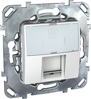 Розетка компьютерная RJ45 Schneider Electric Unica MGU5.425.18ZD