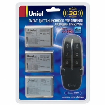 Пульт управления светом (07804) Uniel UCH-P004-G3-1000W-30M
