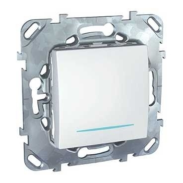 Выключатель одноклавишный с подсветкой Schneider Electric Unica MGU5.201.18NZD