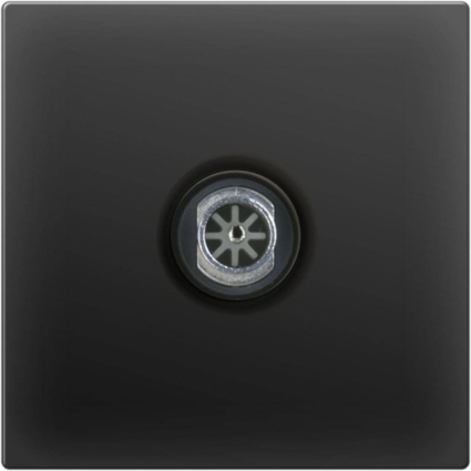 ТВ-розетка проходная черный матовый WL08-TV-2W 4690389073519