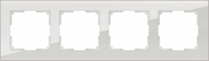 Рамка Favorit на 4 поста дымчатый WL01-Frame-04 4690389061332
