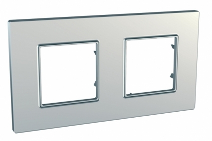 Рамка 2-постовая Schneider Electric Unica Quadro MGU6.704.55