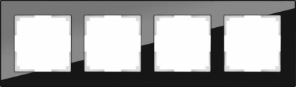 Рамка Favorit на 4 поста черный WL01-Frame-04 4690389063428