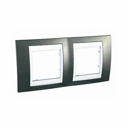 Рамка 2-постовая Schneider Electric Unica Хамелеон MGU6.004.824