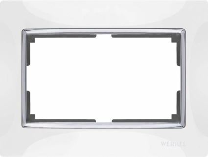 Рамка Snabb для двойной розетки белый WL03-Frame-01-DBL-white 4690389073137