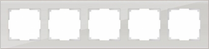 Рамка Favorit на 5 постов дымчатый WL01-Frame-05 4690389061349