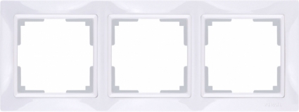 Рамка Snabb Basic на 3 поста белый WL03-Frame-03 4690389098758