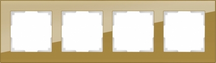 Рамка Favorit на 4 поста бронзовый WL01-Frame-04 4690389098659