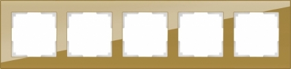 Рамка Favorit на 5 постов бронзовый WL01-Frame-05 4690389098680