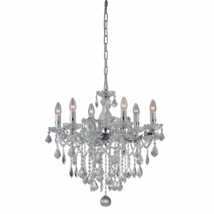 Подвесная люстра Ideal Lux Florian SP6 Cromo