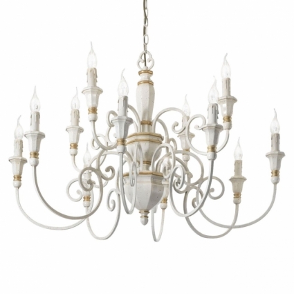 Подвесная люстра Ideal Lux Palio SP12 Bianco