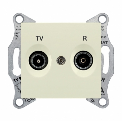 Розетка TV/R оконечная Schneider Electric Sedna 1dB SDN3301647