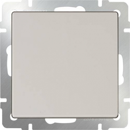 Перекрестный переключатель одноклавишный слоновая кость WL03-SW-1G-С-ivory 4690389073588