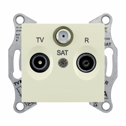 Розетка TV/R/SAT оконечная Schneider Electric Sedna 1dB SDN3501347