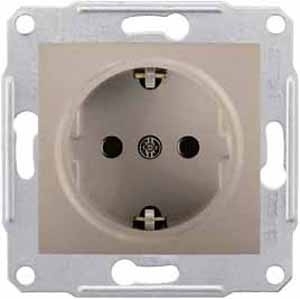Розетка Schneider Electric Sedna с/з без шторок 16A 250V SDN3000568