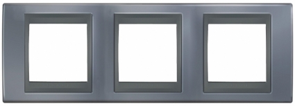 Рамка 3-постовая Schneider Electric Unica Top MGU66.006.297