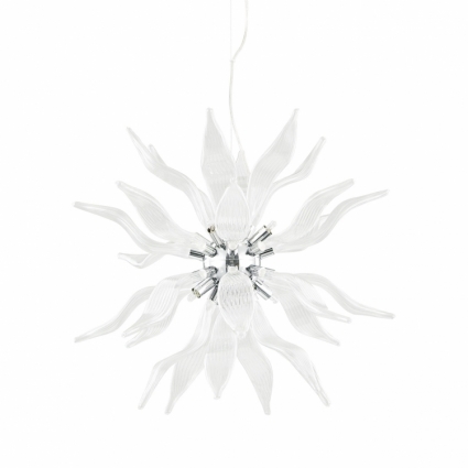 Подвесной светильник Ideal Lux Leaves SP8 Bianco