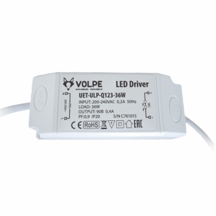 Блок питания (UL-00000439) Volpe UET-ULP-Q123-36W