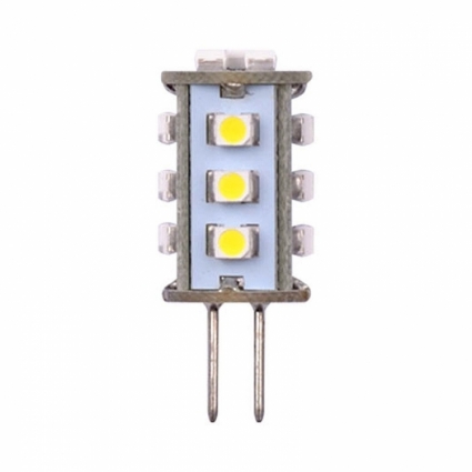 Лампа светодиодная (03973) G4 0,9W 6500K кукуруза прозрачная LED-JC-12/0,9W/DW/G4 75lm