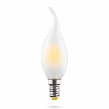 Лампа светодиодная E14 6W 2800К свеча на ветру матовая VG10-CW2E14warm6W-F 7025