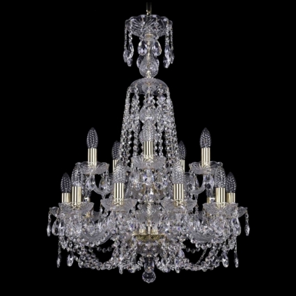 Подвесная люстра Bohemia Ivele 1406/10+5/195/XL-80/2d/G
