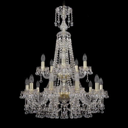 Подвесная люстра Bohemia Ivele 1409/10+5/240/XL-91/2d/G