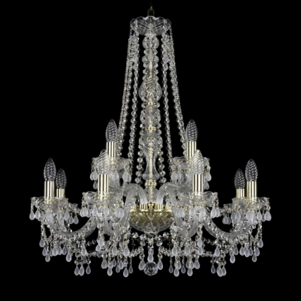 Подвесная люстра Bohemia Ivele 1410/8+4/240/h-74/G/V0300