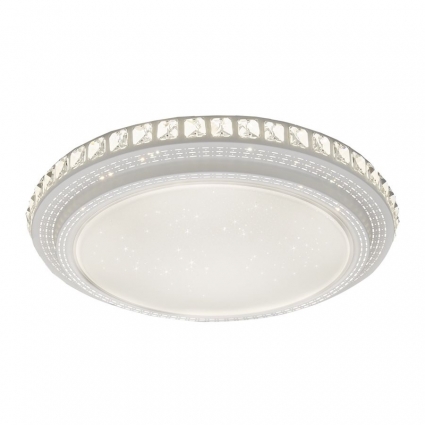 Потолочный светодиодный светильник Ambrella light Orbital Crystal F92 104W D600