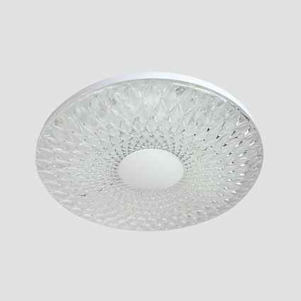 Потолочный светодиодный светильник Ambrella light Orbital Crystal Sand FS1230 CL 48W D480