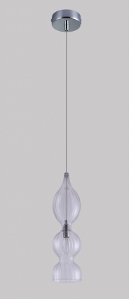 Подвесной светильник Crystal Lux Iris SP1 B Transparent