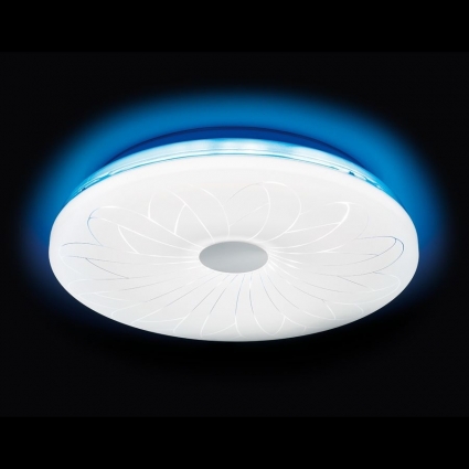 Потолочный светодиодный светильник Ambrella light Orbital Design F77 BL 72W D420