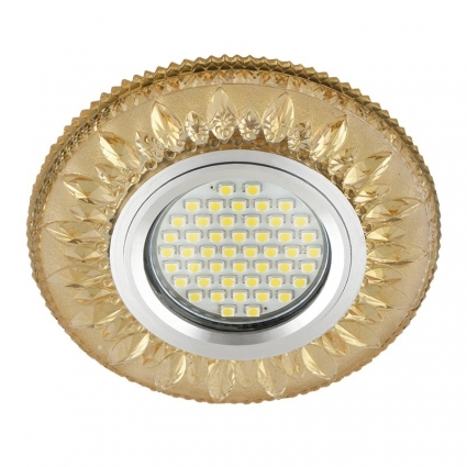 Встраиваемый светильник Fametto Luciole DLS-L141 Gu5.3 Glassy/Gold