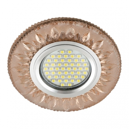 Встраиваемый светильник Fametto Luciole DLS-L141 Gu5.3 Glassy/Light Tea