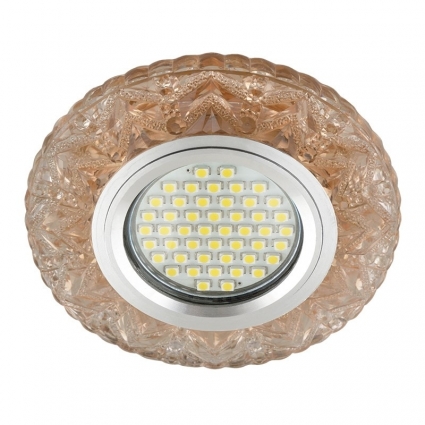 Встраиваемый светильник Fametto Luciole DLS-L146 Gu5.3 Glassy/Tea