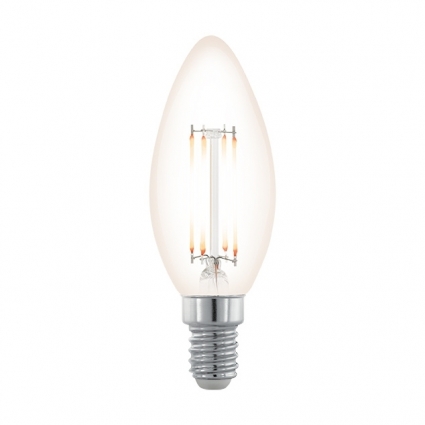 Лампа светодиодная филаментная диммируемая E14 3,5W 2200К прозрачная 11708