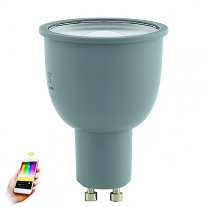Лампа светодиодная диммируемая GU10 5W 2700-6500K серая11671