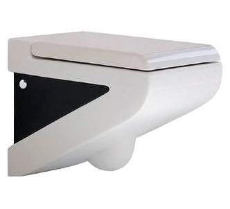 Унитаз подвесной ArtCeram LaFontana LFV001 01;50 белая с черным